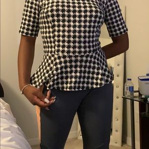 Black/white Blouse